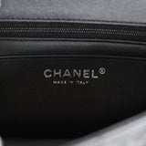 Chanel Mini Rectangular Flap So Black Iridescent Lambskin Black Hardware