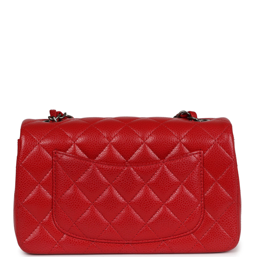 Chanel Vintage Black Quilted Lambskin Mini Classic Single Flap