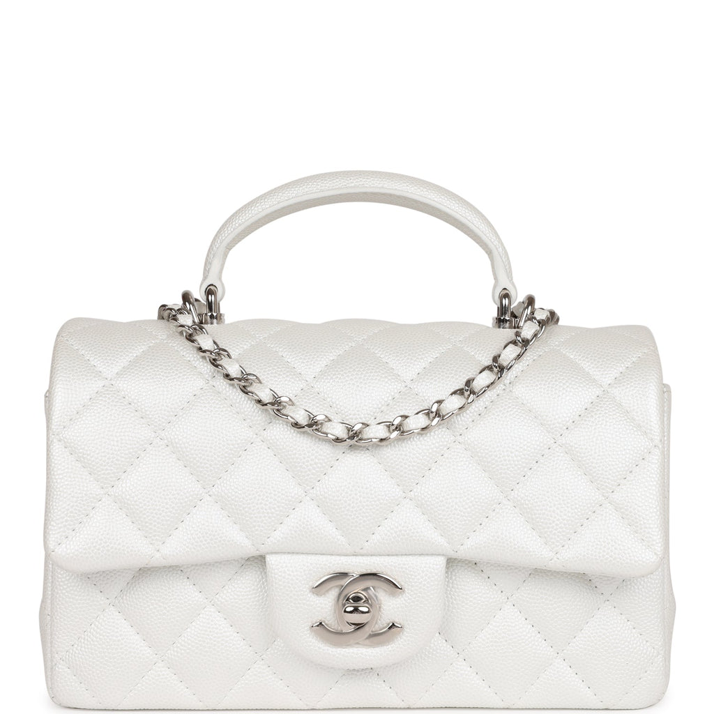 Chanel Handbags Chanel Small Flap Bag White Chanel Mini