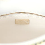 Chanel Mini Rectangular Flap White Multicolor Sequin Light Gold Hardware