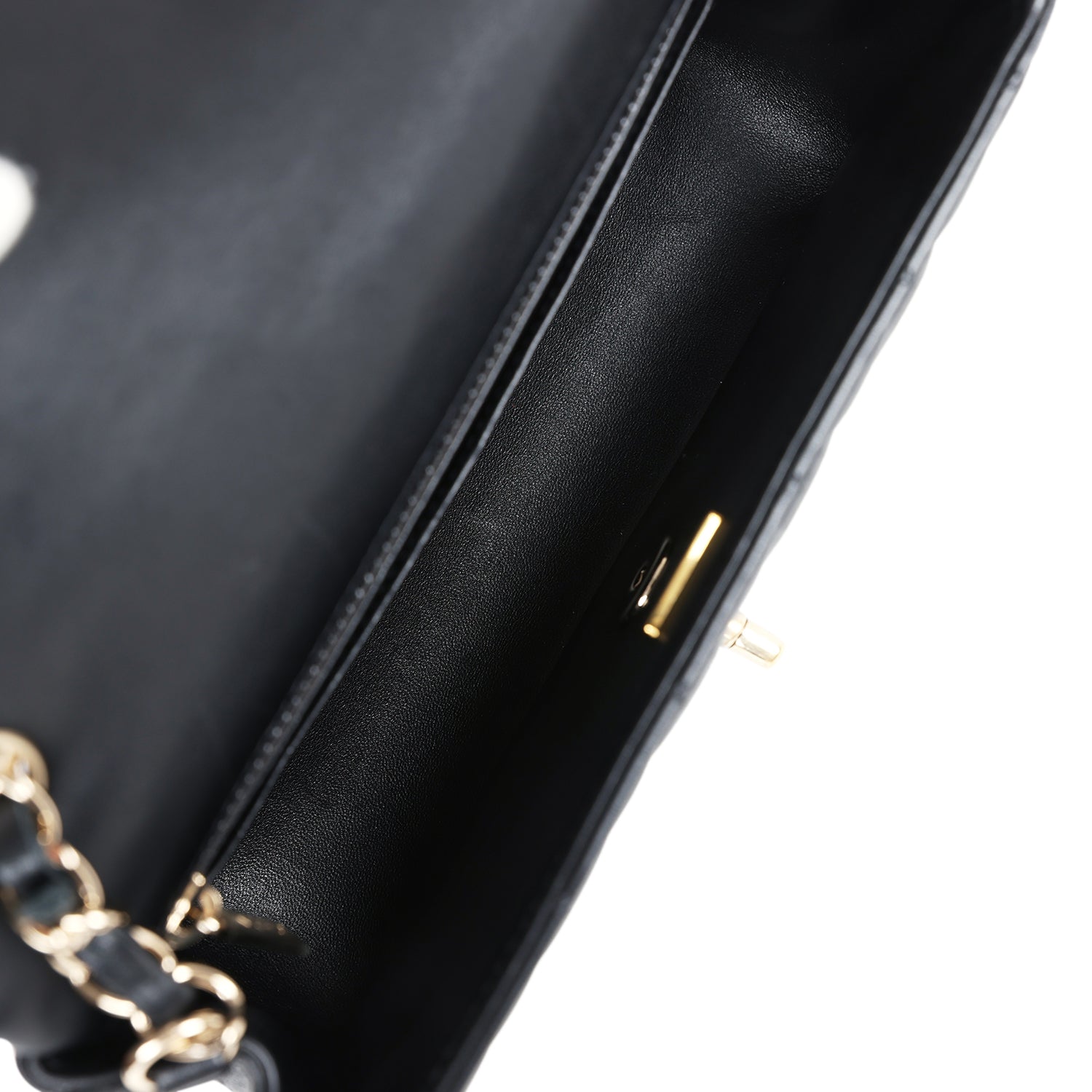 Flap Bag Mini 18cm Black Sherling Lambskin Gold Hardware main image 1