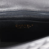 Pre-owned Chanel Mini Classic Rectangular Flap Bag Black Lambskin Light Gold Hardware