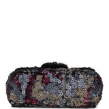 Pre-owned Chanel Limited Edition Extra Mini Flap Bag Multicolor Sequin Ruthenium Hardware