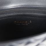 Chanel Mini Classic Rectangular Flap Bag Black Lambskin Light Gold Hardware