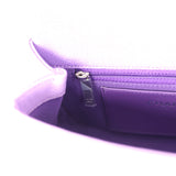 Chanel Mini Rectangular Flap Bag Ombre Purple Caviar Lacquered Metal Hardware