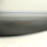 Chanel Mini Rectangular Flap Bag Dark Green Lambskin Light Gold Hardware