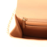 Pre-owned Chanel Mini Classic Rectangular Top Handle Flap Ecru Lambskin Light Gold Hardware - Thumbnail View 10