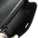 Pre-owned Chanel Mini Classic Square Flap Bag So Black Lambskin Black Hardware - Thumbnail View 8