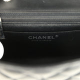 Pre-owned Chanel Mini Classic Square Flap Bag So Black Lambskin Black Hardware - Thumbnail View 9