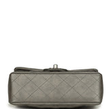 Chanel Mini Classic Rectangular Flap Bag Dark Silver Calfskin Ruthenium Hardware