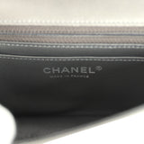 Chanel Mini Classic Rectangular Flap Bag Dark Silver Calfskin Ruthenium Hardware