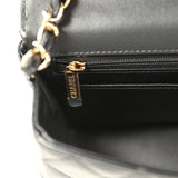 Chanel Mini Classic "Space Charms" Rectangular Flap Bag Black Lambskin Gold Hardware - Thumbnail View 14