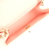 Chanel Mini Classic Square Flap Bag Pink Lambskin Gold Hardware - Thumbnail View 8