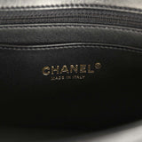 Chanel Mini Classic Rectangular Flap Bag Black Lambskin Light Gold Hardware - Thumbnail View 9