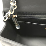 Pre-owned Chanel Mini Classic Rectangular Flap Bag Black Lambskin Light Gold Hardware - Thumbnail View 10