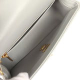Chanel Mini Pearl Crush Rectangular Flap Bag Grey Lambskin Brushed Gold Hardware - Thumbnail View 8