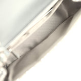 Pre-owned Chanel Mini Classic Square Flap Bag Metallic Silver Sequins Ruthenium Hardware - Thumbnail View 8