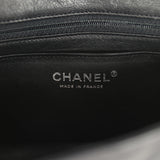 Pre-owned Chanel Mini Classic Rectangular Flap Bag So Black Crumpled Calfskin Black Hardware - Thumbnail View 9