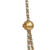 Pre-owned Chanel Mini Pearl Crush Rectangular Flap Bag Grey Lambskin Brushed Gold Hardware - Thumbnail View 8