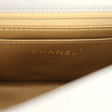 Pre-owned Chanel Mini Pearl Crush Rectangular Flap Bag Grey Lambskin Brushed Gold Hardware - Thumbnail View 10