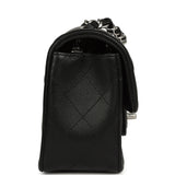 Chanel Mini Classic Rectangular Flap Bag Black Lambskin Silver Hardware - Thumbnail View 3