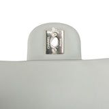 Chanel Mini Classic Rectangular Top Handle Flap Bag Pale Green Lambskin Silver Hardware - Thumbnail View 8