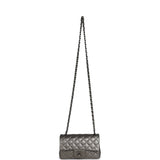 Chanel Mini Classic Rectangular Flap Bag Dark Silver Lambskin Ruthenium Hardware - Thumbnail View 7