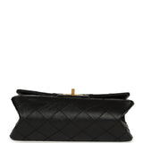 Pre-owned Chanel Mini Reissue 224 2.55 Flap Bag Black Crumpled Aged Calfskin Antique Gold Hardware - Thumbnail View 6
