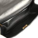 Pre-owned Chanel Mini Reissue 224 2.55 Flap Bag Black Crumpled Aged Calfskin Antique Gold Hardware - Thumbnail View 8