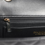 Chanel Mini Classic Rectangular Flap Bag Black Lambskin Light Gold Hardware - Thumbnail View 9