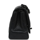 Pre-owned Chanel Mini Classic Square Flap Bag So Black Lambskin Black Hardware - Thumbnail View 4