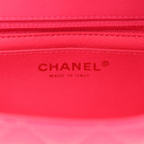 Pre-owned Chanel Mini Classic Rectangular Flap Bag Hot Pink Patent Gold Hardware - Thumbnail View 10