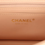 Pre-owned Chanel Mini Pearl Crush Rectangular Flap Bag Light Pink Lambskin Brushed Gold Hardware - Thumbnail View 11