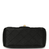 Chanel Mini Square Pearl Crush Flap Bag Black Lambskin Antique Gold Hardware - Thumbnail View 6