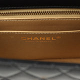 Chanel Mini Square Pearl Crush Flap Bag Black Lambskin Antique Gold Hardware - Thumbnail View 10
