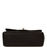 Pre-owned Chanel Mini Classic Rectangular Flap Bag Black Lambskin Light Gold Hardware - Thumbnail View 6