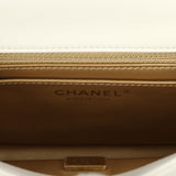 Chanel Mini Square Pearl Crush Flap Bag White Lambskin Antique Gold Hardware - Thumbnail View 9