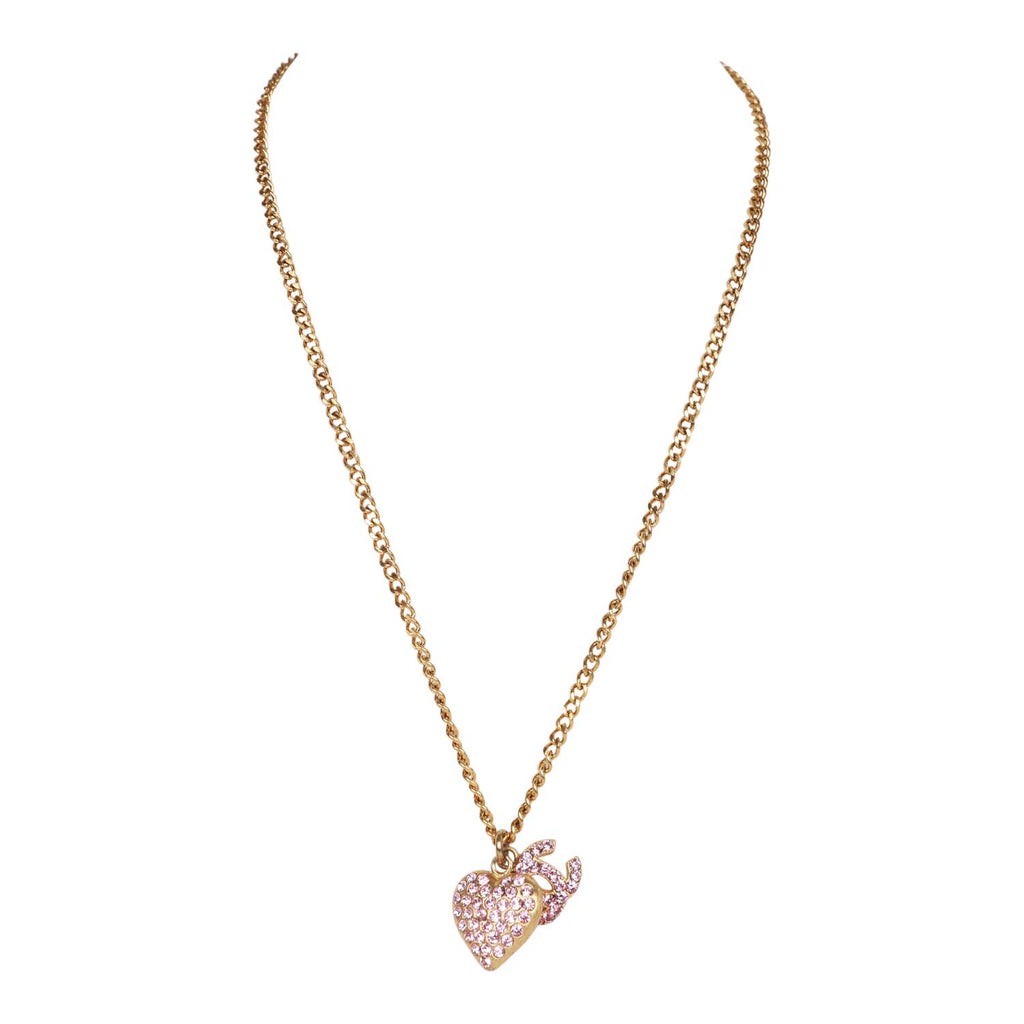  Juicy Couture Goldtone and Light Rose Heart Charm