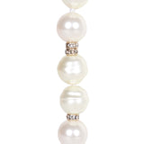Chanel Gold CC Faux Large Pearl Crystal Necklace