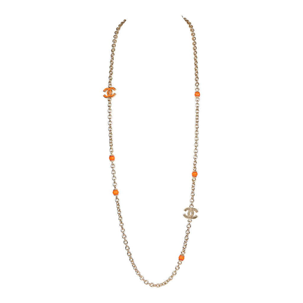 Buy online Women Orange Multi-stranded Long Necklace from fashion jewellery  for Women by Richeera for ₹429 at 83% off | 2024 Limeroad.com
