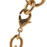 Chanel Hearts Charm Necklace Black/Pink Enamel/Gripoix Gold Tone Hardware