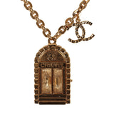 Chanel Rue Cambon 31 Door Pendant Necklace Gold Tone Metal Hardware