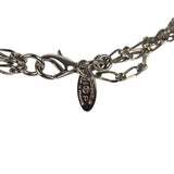 Pre-owned Chanel CC Clovers & Hearts Layered Necklace Mixed Metal Hardware