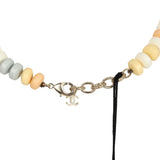Chanel CC Candy Sweetie Long Necklace Multicolor Resin Light Gold Tone Hardware