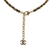 Chanel Large Resin Heart Pendant Necklace Multicolored Resin, Black Leather Gold Tone Metal Hardware - Thumbnail View 7
