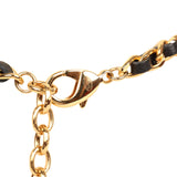 Chanel Large Resin Heart Pendant Necklace Multicolored Resin, Black Leather Gold Tone Metal Hardware - Thumbnail View 8