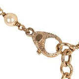 Chanel Long Crystal CC and Pearl Necklace Faux Pearls Gold Tone Hardware - Thumbnail View 8