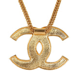 Pre-owned Chanel Large "Along The Nile" Short CC Necklace Black, Resin Gold - Thumbnail View 3