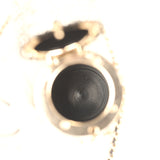 Chanel Crystal-Embellished Lipstick Case Long Necklace Black Resin, Crystals Light Gold Hardware - Thumbnail View 8