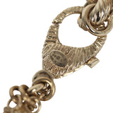 Chanel Long Crystal CHA-NEL Multi-Strand CC Pearl Necklace Ivory Pearls, Light Gold Tone Hardware - Thumbnail View 9